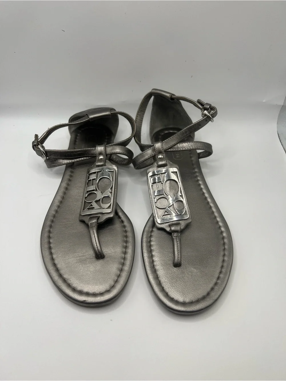 Coach strap sandals